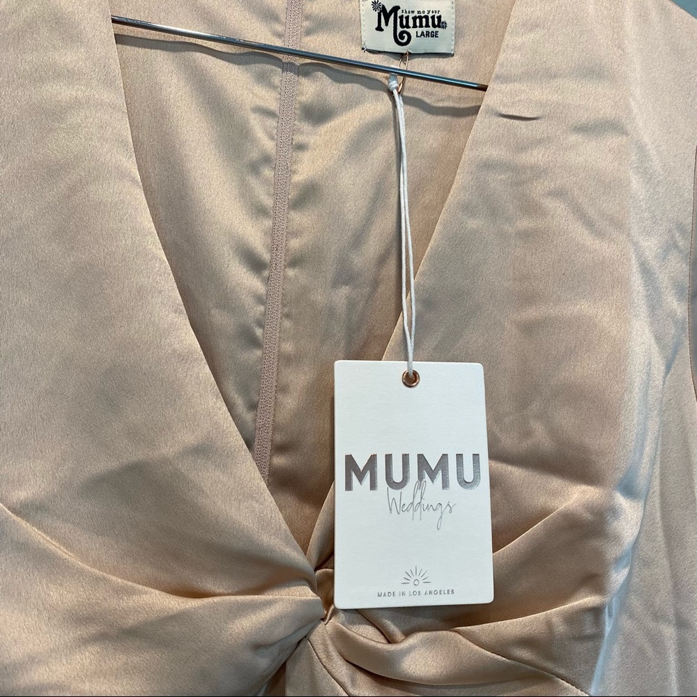 Show Me Your Mumu Rome Twist Gown Champagne - Picture 7 of 10
